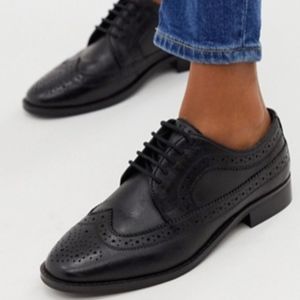 ASOS Mai Tai faux leather brogues